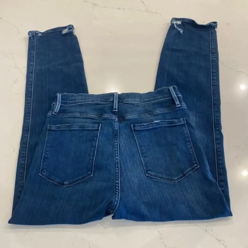 FRAME Le Sylvie Crop Jeans in‎ Edgewater Chew Size 29